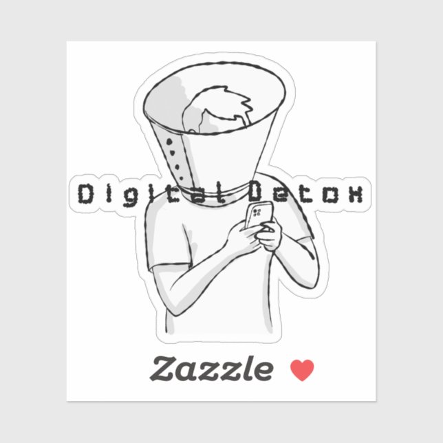 Adesivo tratamento de detox digital (Folha)