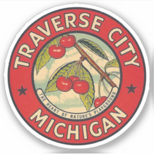 Adesivo Traverse City, Michigan - Sticker