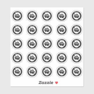 Adesivo Tree Nut Free Wedding Place Card Mini Food Allergy