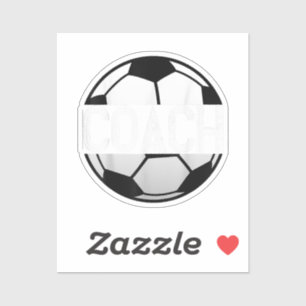 Adesivo Treinador de futebol T-Shirt Excelente Coaching Es