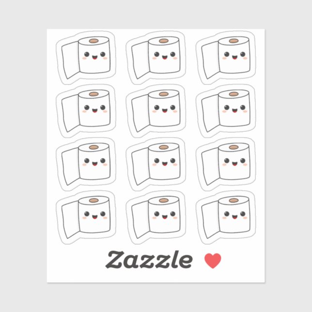 Adesivo Treinamento em Papel de Banho/Banheiro (Folha)