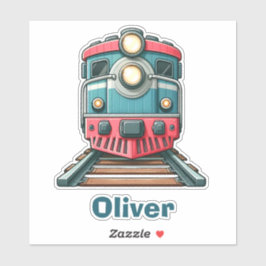 Adesivo Trem Clássico Fofo de Meninos