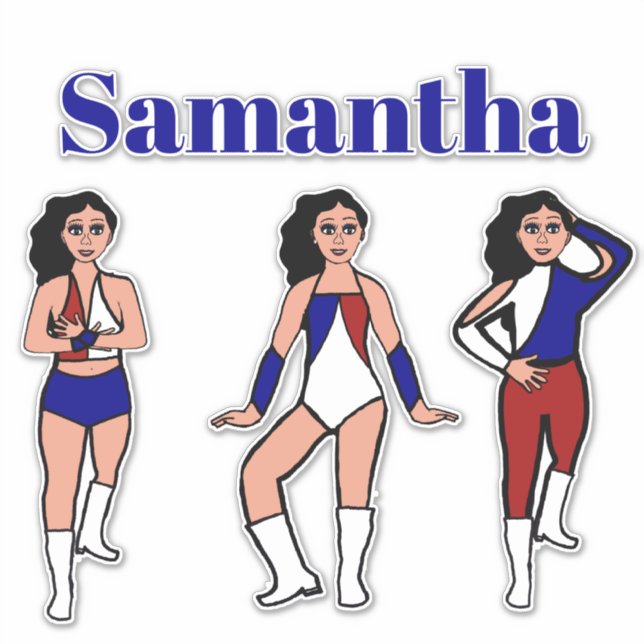 Adesivo Tri Style Dancer RWB  #2 Sticker (Frente)