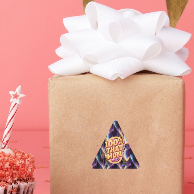 Adesivo Triangular 100% Do Padrão De Abstrato Mãe (Criador carregado)