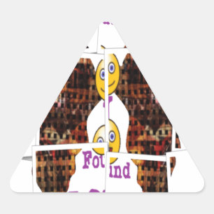 Adesivo Triangular A África é onde encontrei o Amor