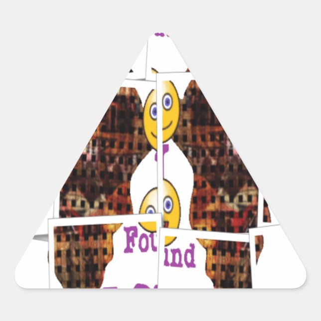 Adesivo Triangular A África é onde encontrei o Amor (Frente)