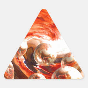 Adesivo Triangular Abstrato Contemporâneo