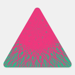 Adesivo Triangular abstrato rosa