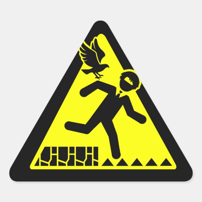 Adesivo Triangular Abunai Stickers (Frente)