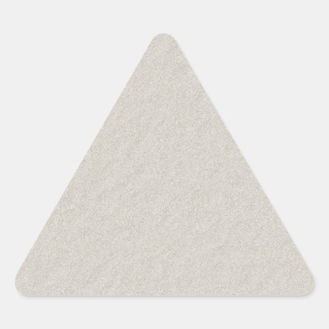 Adesivo Triangular Acessórios de papel texturizado Beige que você pod (Frente)