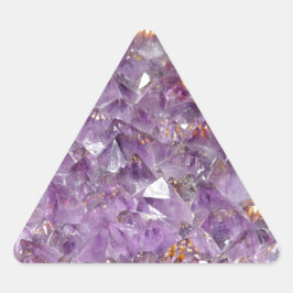 Adesivo Triangular Agate Purple Crystal