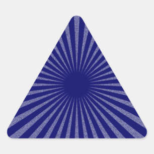 Adesivo Triangular Alvo Azul -