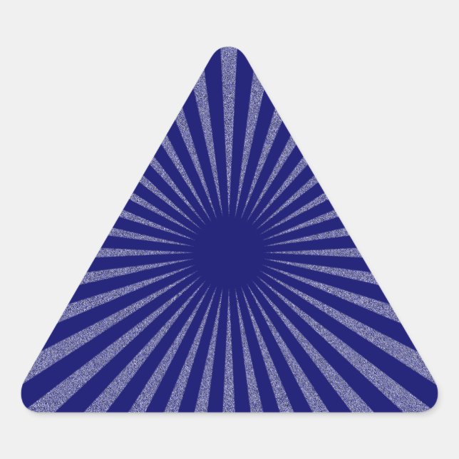 Adesivo Triangular Alvo Azul - (Frente)