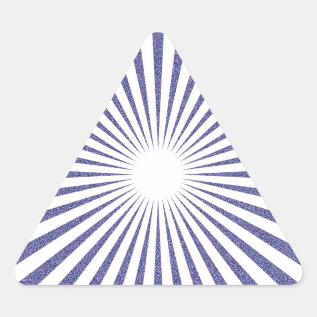Adesivo Triangular Alvo Branco - (Frente)