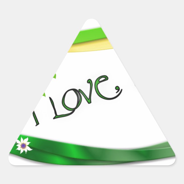 Adesivo Triangular Amor (Frente)