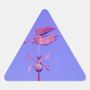 Adesivo Triangular Angel BLOW HORN WEATHER VANE