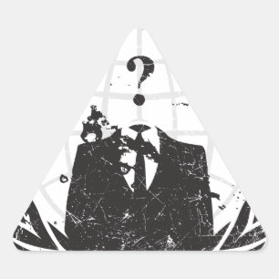 Adesivo Triangular Anónimo