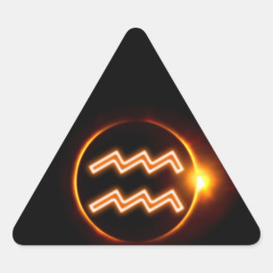 Adesivo Triangular Aquário