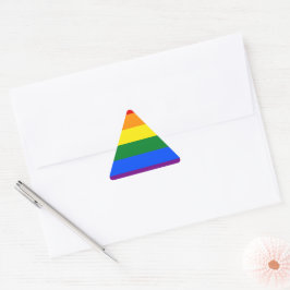 Adesivo Triangular Arco-Íris do Orgulho LGBT