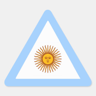 ADESIVO TRIANGULAR ARGENTINA