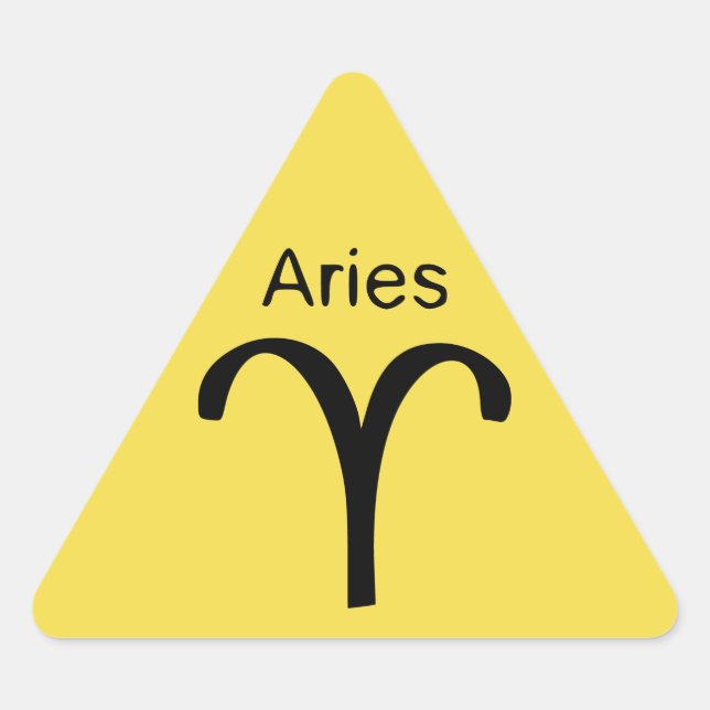Adesivo Triangular Aries (Frente)