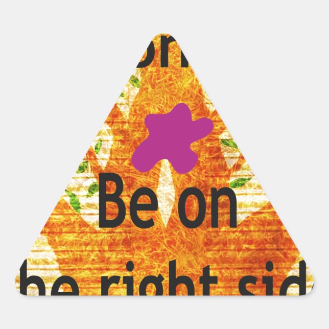 Adesivo Triangular Arrastada na Perspectiva da Vintagem Baobab (Frente)