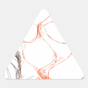 Adesivo Triangular arte abstracta 00010