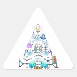 Adesivo Triangular Árvore Química Oh Árvore de Natal
