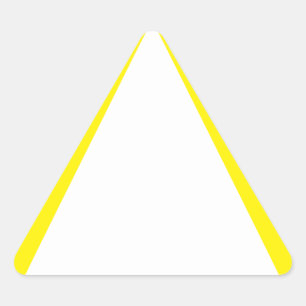 Adesivo Triangular Autocolante de triângulo amarelo genérico