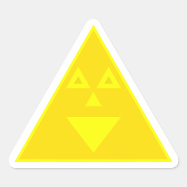 Adesivo Triangular Autocolante triangular (Frente)