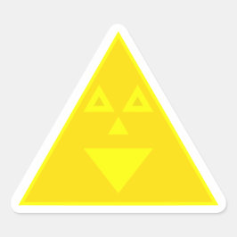 Adesivo Triangular Autocolante triangular