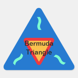 Adesivo Triangular Autocolantes BERMUDA TRIANGLE (20)