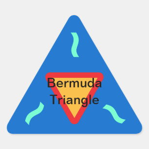 Adesivo Triangular Autocolantes BERMUDA TRIANGLE (20)