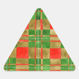 Adesivo Triangular Autocolantes de triângulo GREGOR MAC TARTAN