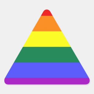 Adesivo Triangular Autocolantes LGBT (Triângulo)