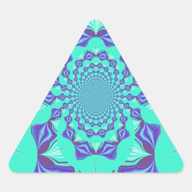 Adesivo Triangular Azul precioso (Frente)