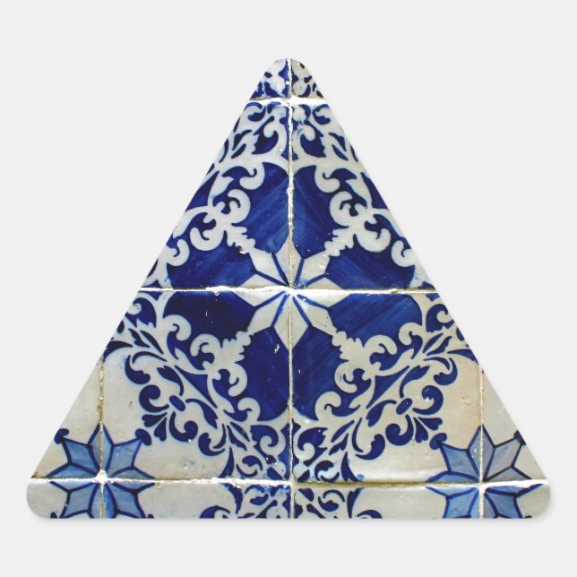 Adesivo Triangular Azulejos, Portuguese Tiles (Frente)