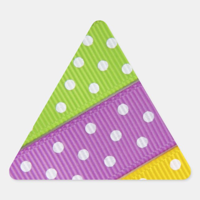 Adesivo Triangular Banda com múltiplas cores (Frente)