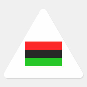Adesivo Triangular Bandeira Americana Africana