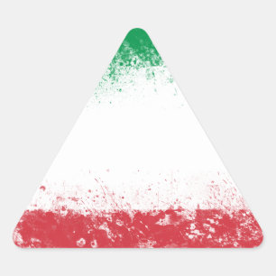 Adesivo Triangular Bandeira da Itália