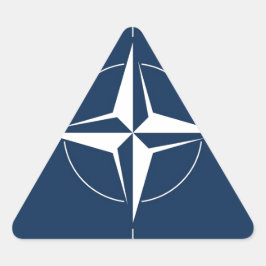 Adesivo Triangular Bandeira da NATO