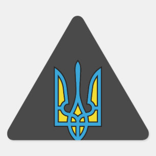 Adesivo Triangular Bandeira da Ucrânia, Bandeira da Ucrânia, orgulhos