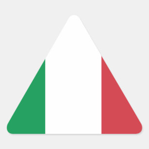 Adesivo Triangular Bandeira de Itália