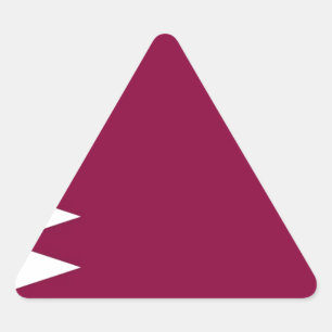 Adesivo Triangular Bandeira do Catar