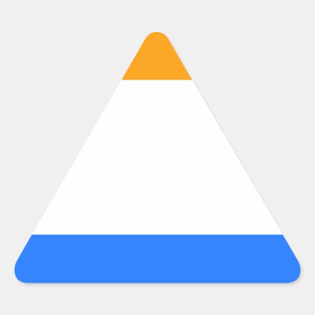 Adesivo Triangular Bandeira do Príncipe (Frente)