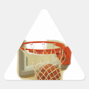 Adesivo Triangular Basquete caindo em hoop