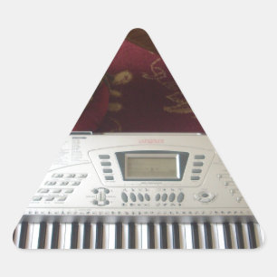 Adesivo Triangular Belo Canto Criativo: Tapeçaria Musical