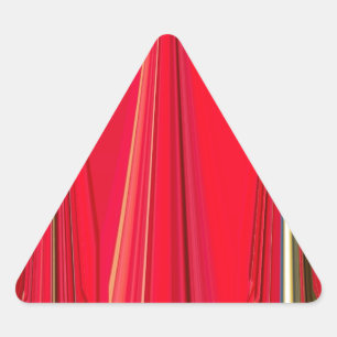 Adesivo Triangular Belo Design de Abstrato de de Textura Vermelha