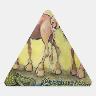 Adesivo Triangular Bestas de deserto