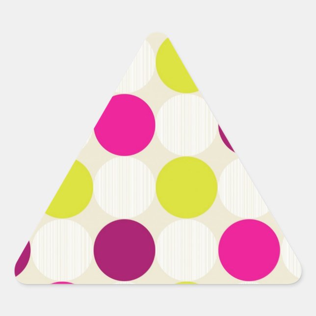 Adesivo Triangular Bolinhas (Frente)
